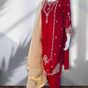 Islamic Mala Cutwork on Micro Velvet