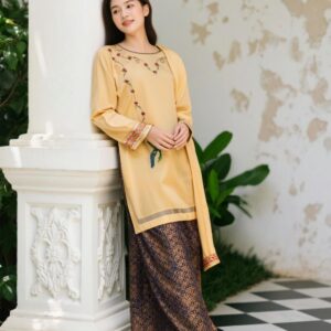 Peacock Embroidered 3PC Suit