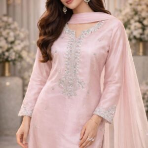 Heavily embroidered shisha silk